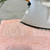 Showing ironing the interfacing