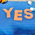 YES! letters made with interfacing ready to be appliques