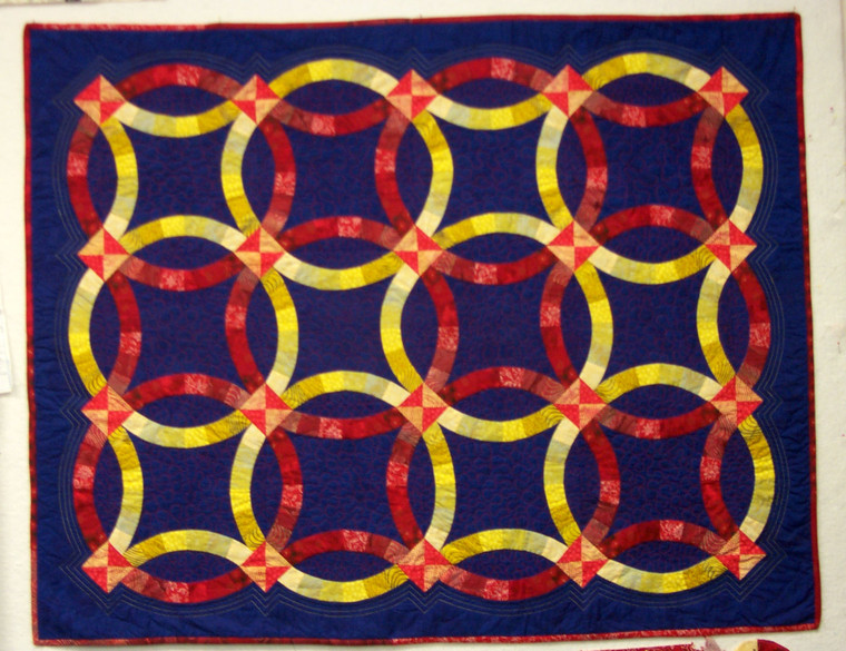 Double Wedding Ring Printed Interfacing Pattern