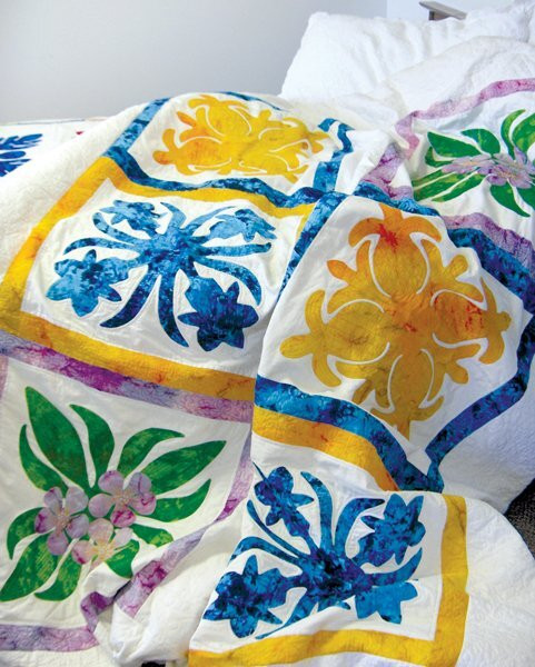 Kapa Hawaii Sampler Printed Interfacing Pattern - Quiltsmart