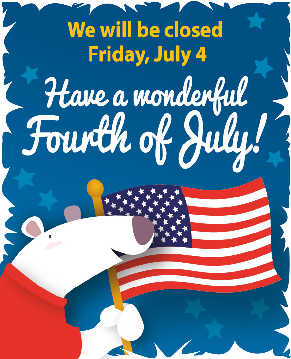 Polar Wire is closed Friday July fourth - Have a wonderful fourth of July!