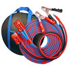 20' Cold Weather Heavy Duty Jumper Cable Clamp to Harness 2 Gauge Booster System