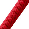 BRAIDED SLEEVE 1/2' 24' RED EXPANDS 1/4"-3/4"