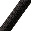 BRAIDED SLEEVE 1/4" 45' BLACK EXPANDS 5/32"-7/16"