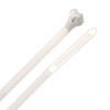 14.2 Inch NATURAL NYLON CABLE TIE, 18lb Pull, 1000 Qty, Heat Stabilized, Steel Locking Barb