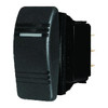 SWITCH CONTURA ON-OFF(ON) DPDT BLACK