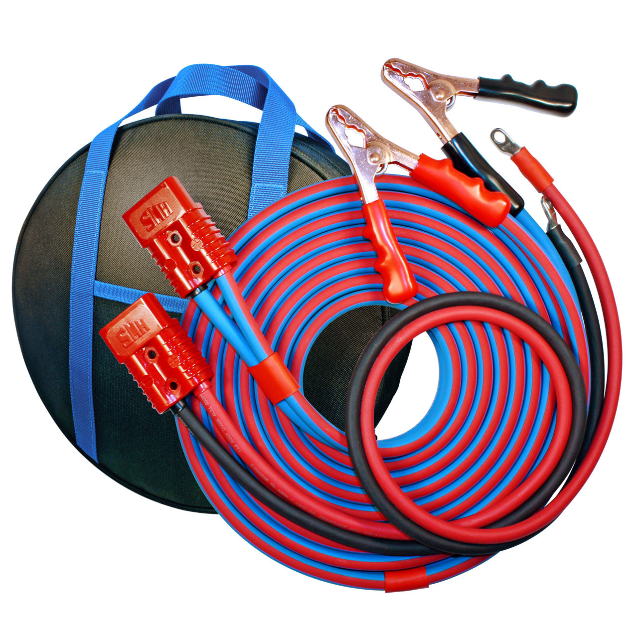 2 Gauge 20ft Jumper Cable with Harness 400A | Polar Wire