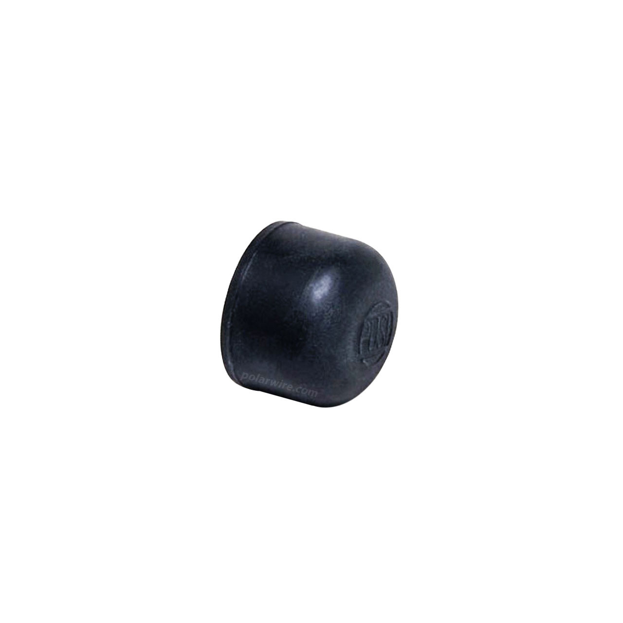 Black snap on rubber momentary switch cap