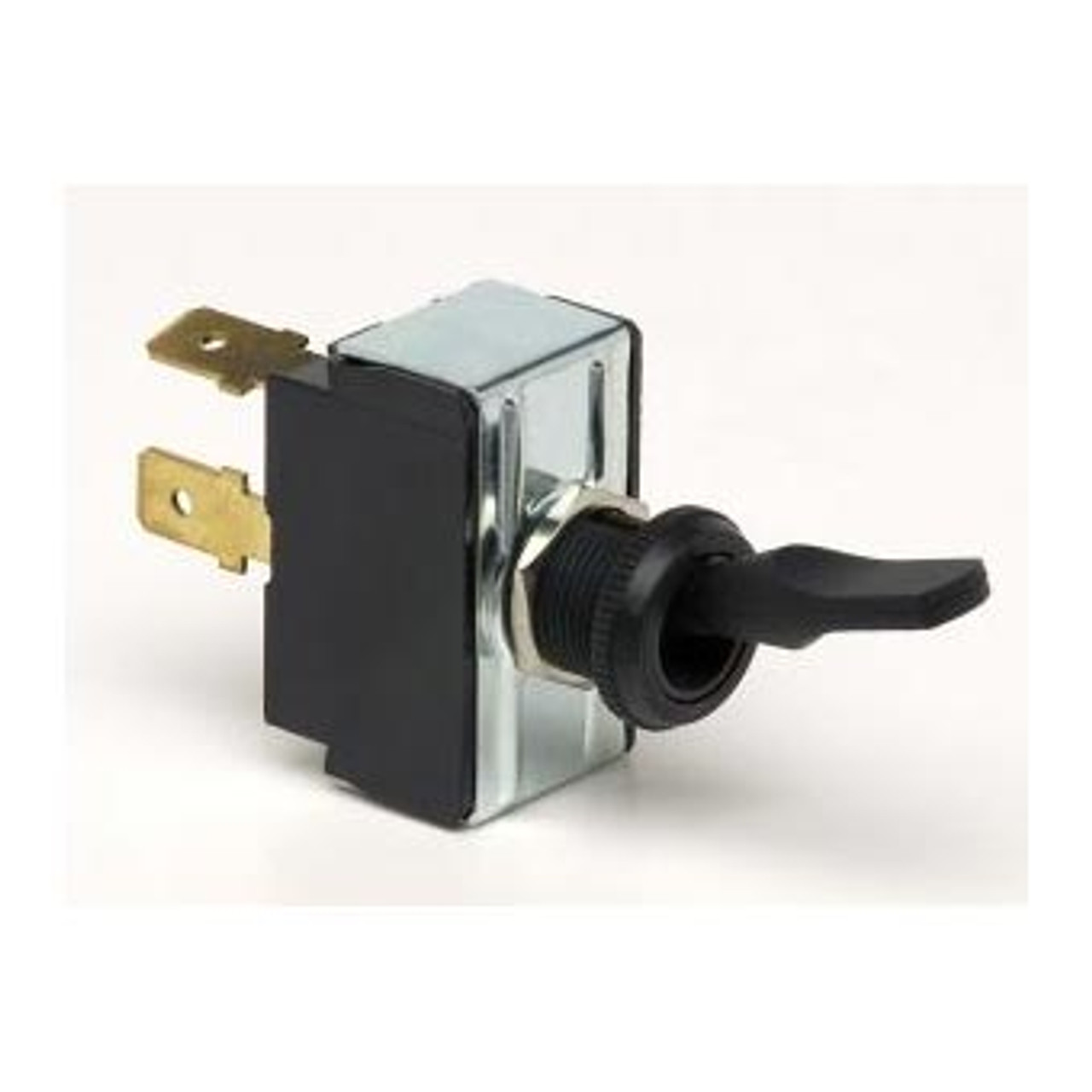 TOGGLE SWITCH ON-OFF SPST 2 BLADE TERMINALS 1" PADDLE HANDLE