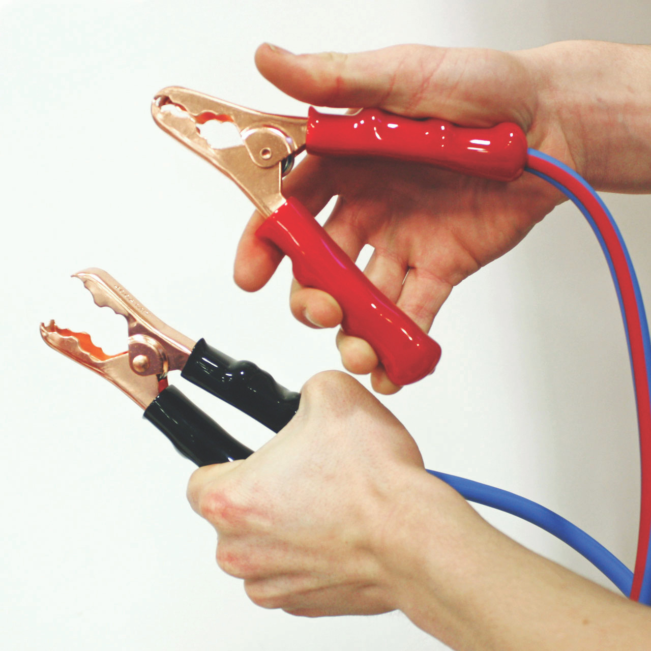 400A Solid Copper Jumper Cable Clamp Red | Polar Wire