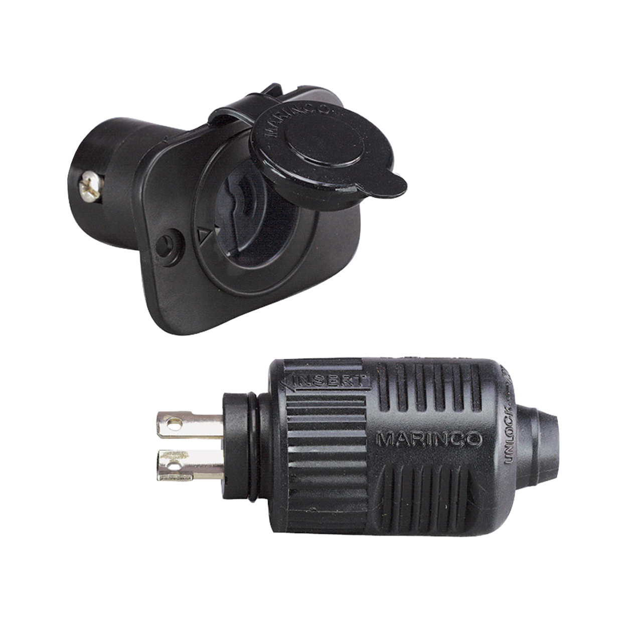 2-wire ConnectPro trolling motor plug and receptacle combo