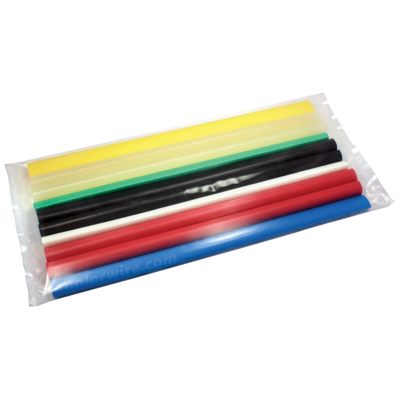 HEAT SHRINK 3/8" KIT BLK,RD,CLR,WHT,GRN,BLU,YL