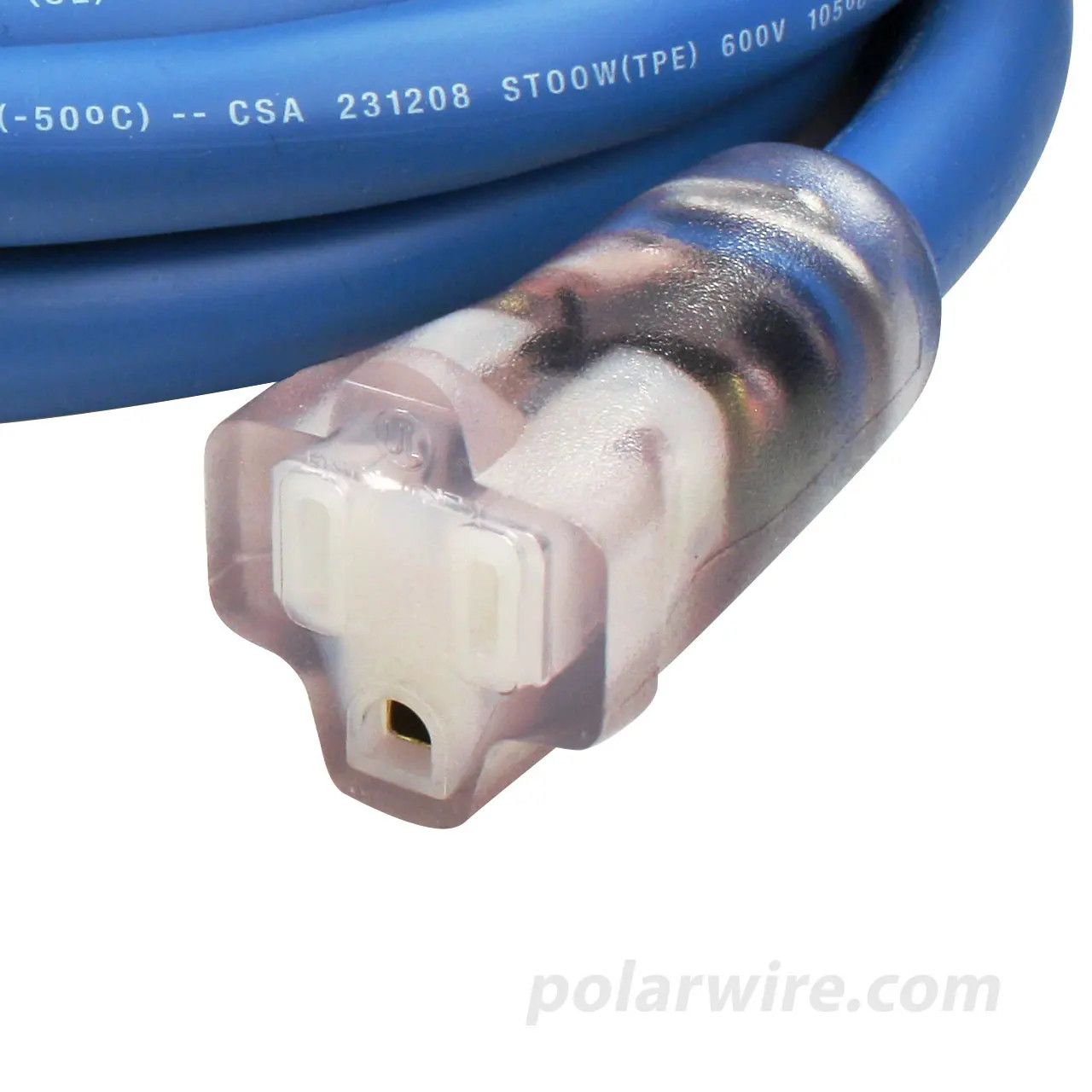 25' 12 Ga Extension Cord Arctic Ultraflex Blue | Polar Wire