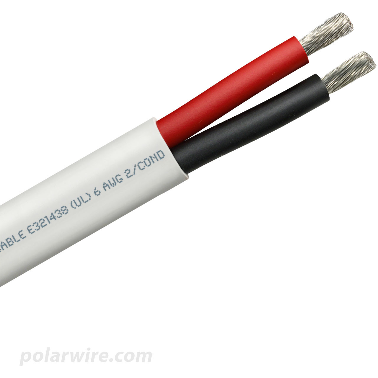 Boat Cable | 100 ft 6/2 Flat Marine Grade Tinned Copper | Polar Wire