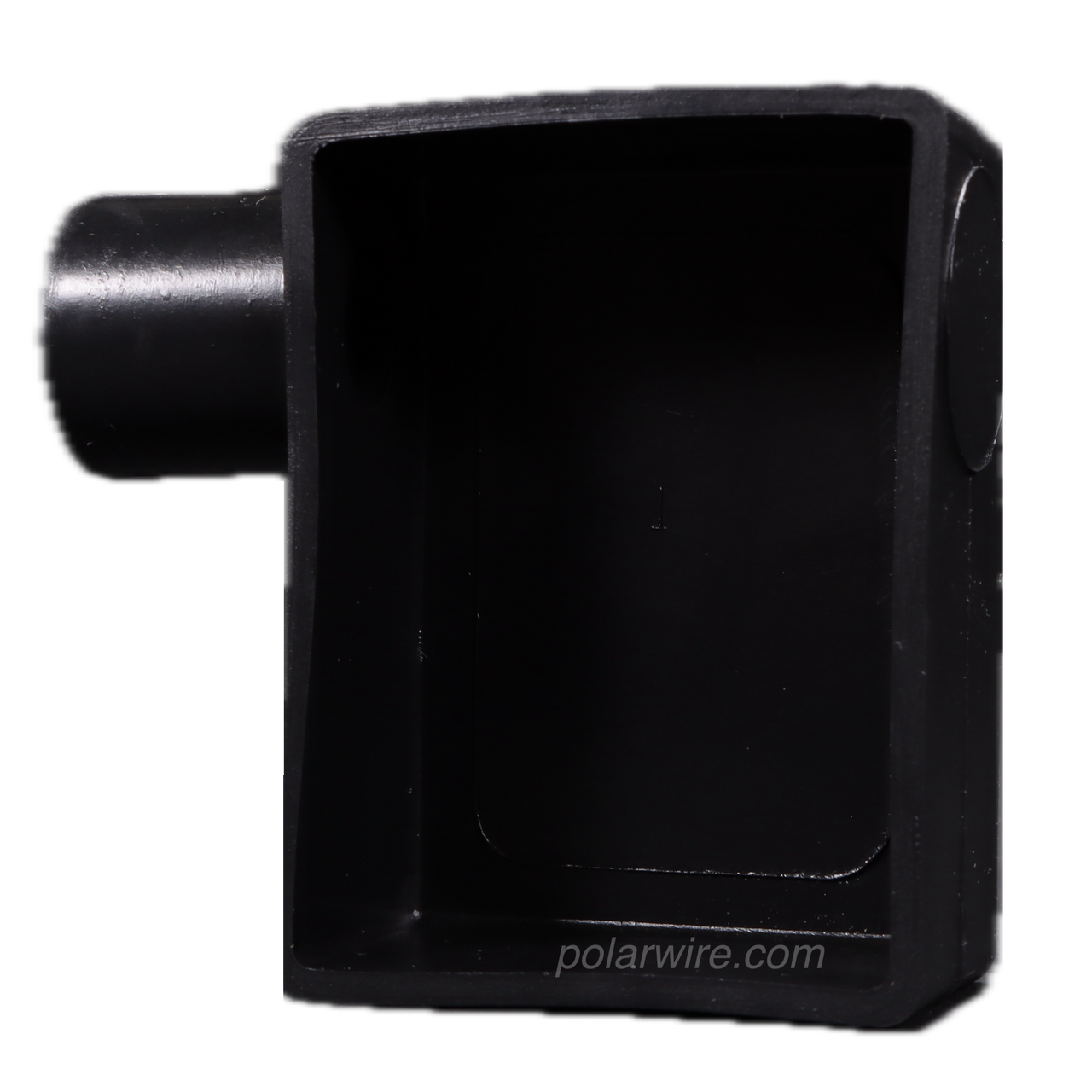 TOP MOUNT LEFT 2GA BLACK BATTERY BOOT TOP MOUNT LEFT 2GA BLACK BATTERY BOOT