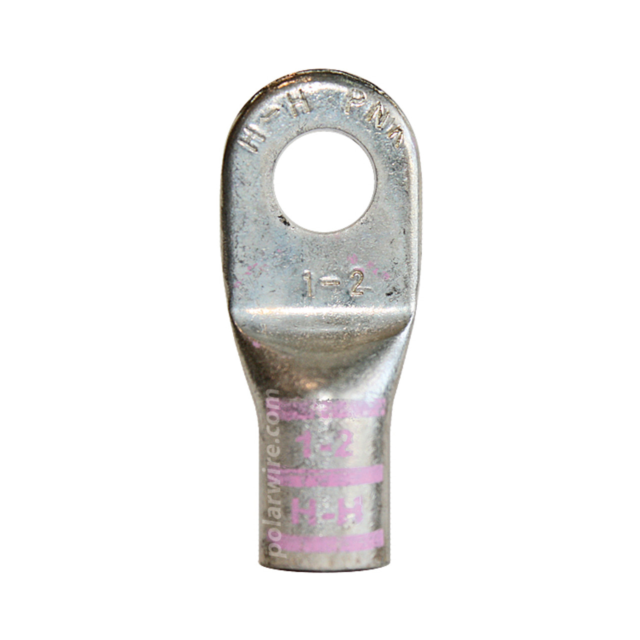 POWER LUG 2-1GA 3/8" STUD  PLATED COPPER HEAVY DUTY