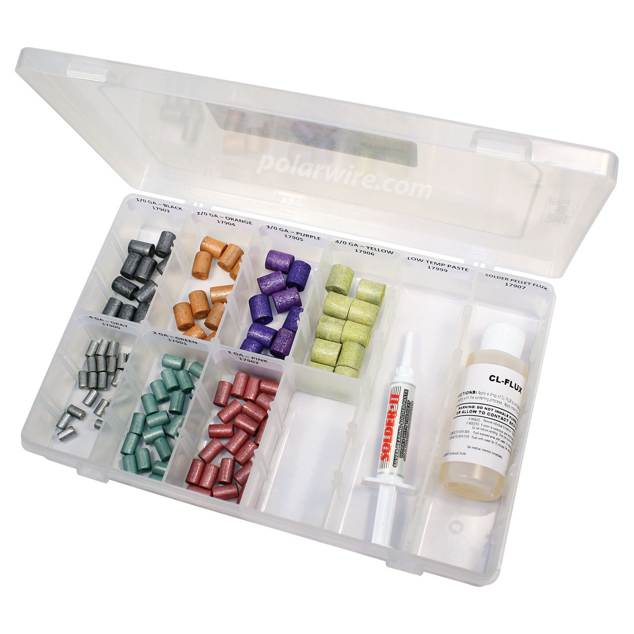 SOLDER PELLET KIT SELECTION PELLETS & FLUX Polar Wire