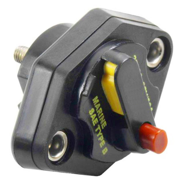 Thermal breaker high amp panel mount, 1 pole, 10 amp