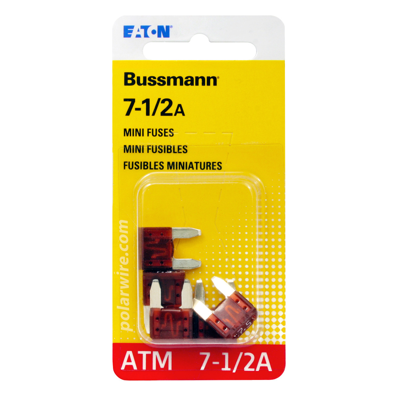 ATM mini-blade fuse, 7-1/2 amp, 5 pack, 7.5 amp