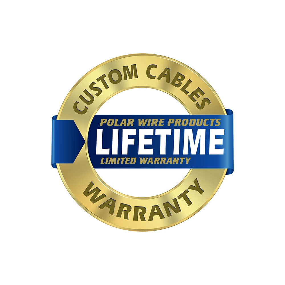 Polar Wire Arctic Superflex Blue Jumper Cables are covered by our LIFETIME limited warranty!