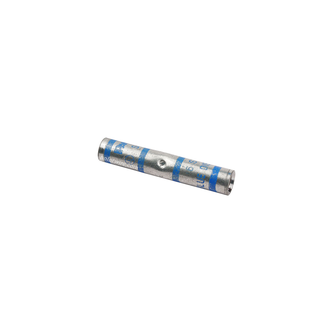 Standard barrel splice, 6 AWG, 600 volt