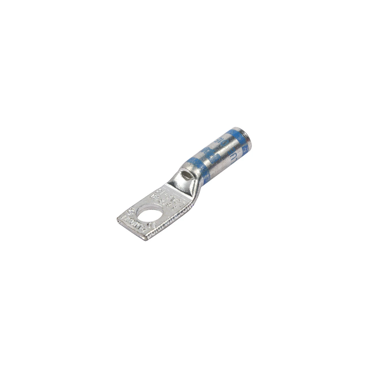 Window short barrel heavy duty compression lug, 6 AWG, 1/4 inch stud