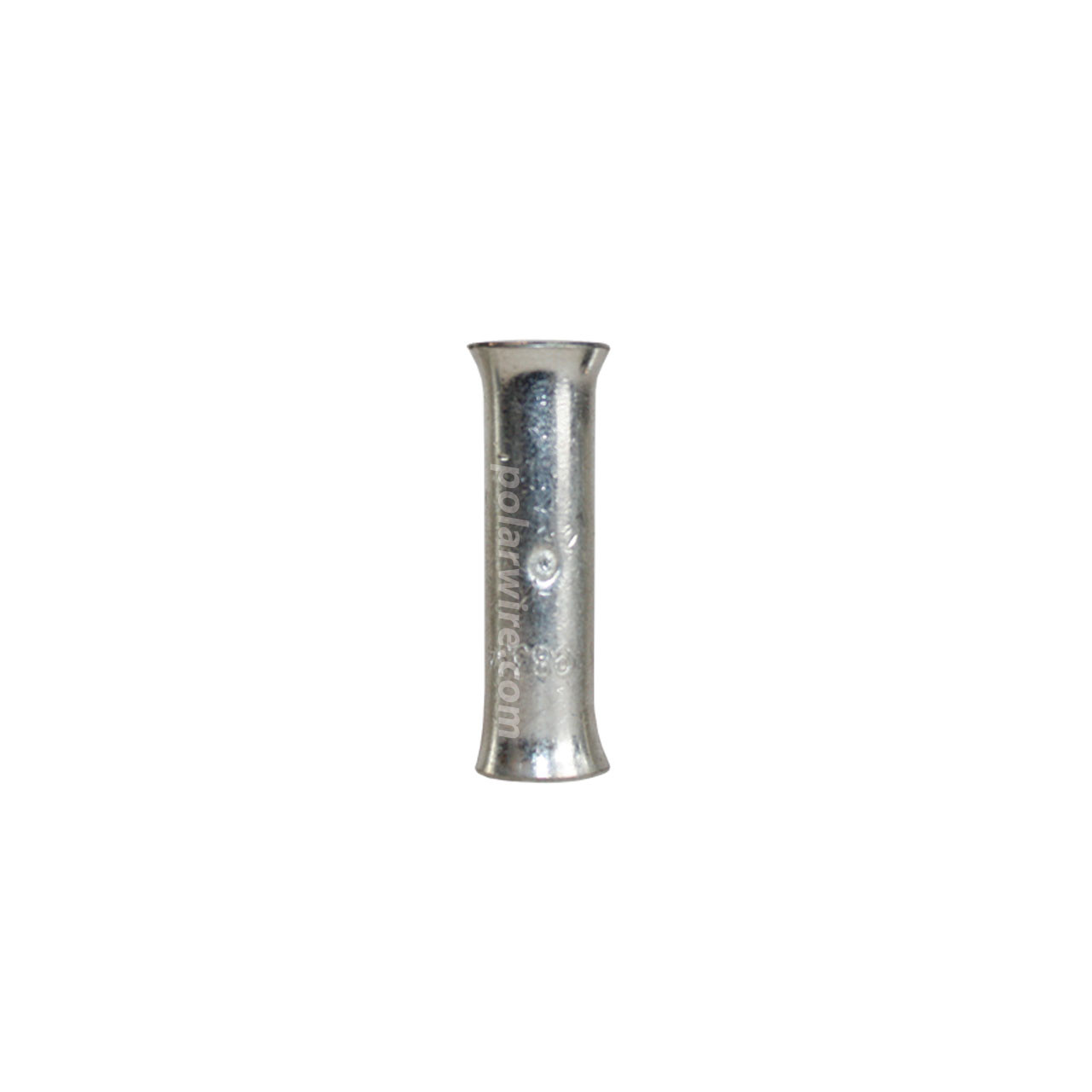 Plated copper butt splice, 6 AWG