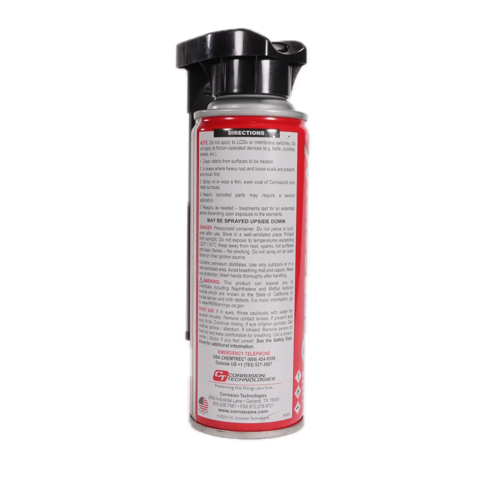 CorrosionX corrosion inhibitor aerosol can
