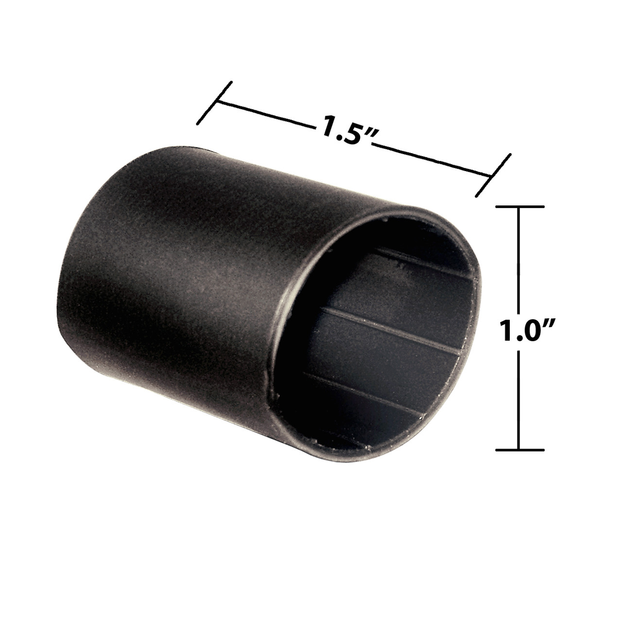 Black by heavy wall heat adhesive lined shrink ratio, 1, 1-1/2 inch, 3 to 1