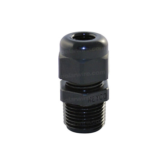 Cord grip with strain relief, 3/8 inch NPT thread