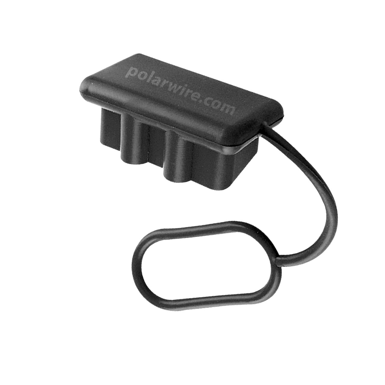 Black rubber dust cover, 175 amp