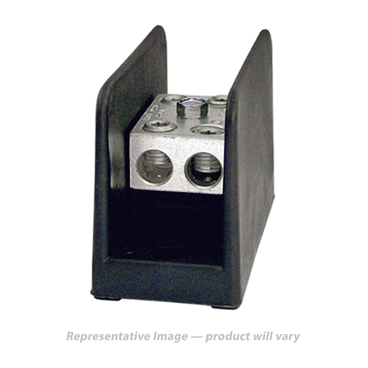 Power block in/outx2, 1 hole