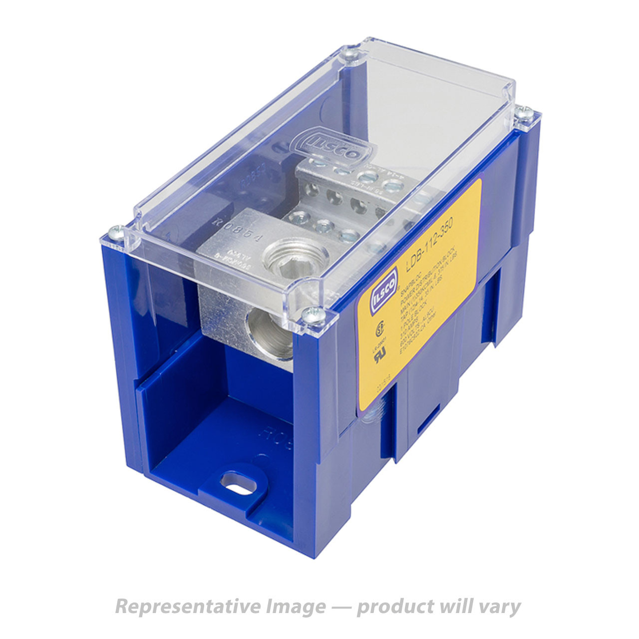 Power block in out, 1 hole, 12
