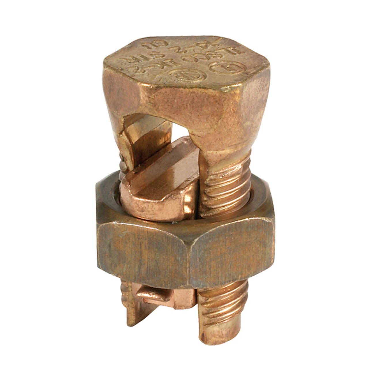 Copper split bolt-, 10-16 AWG