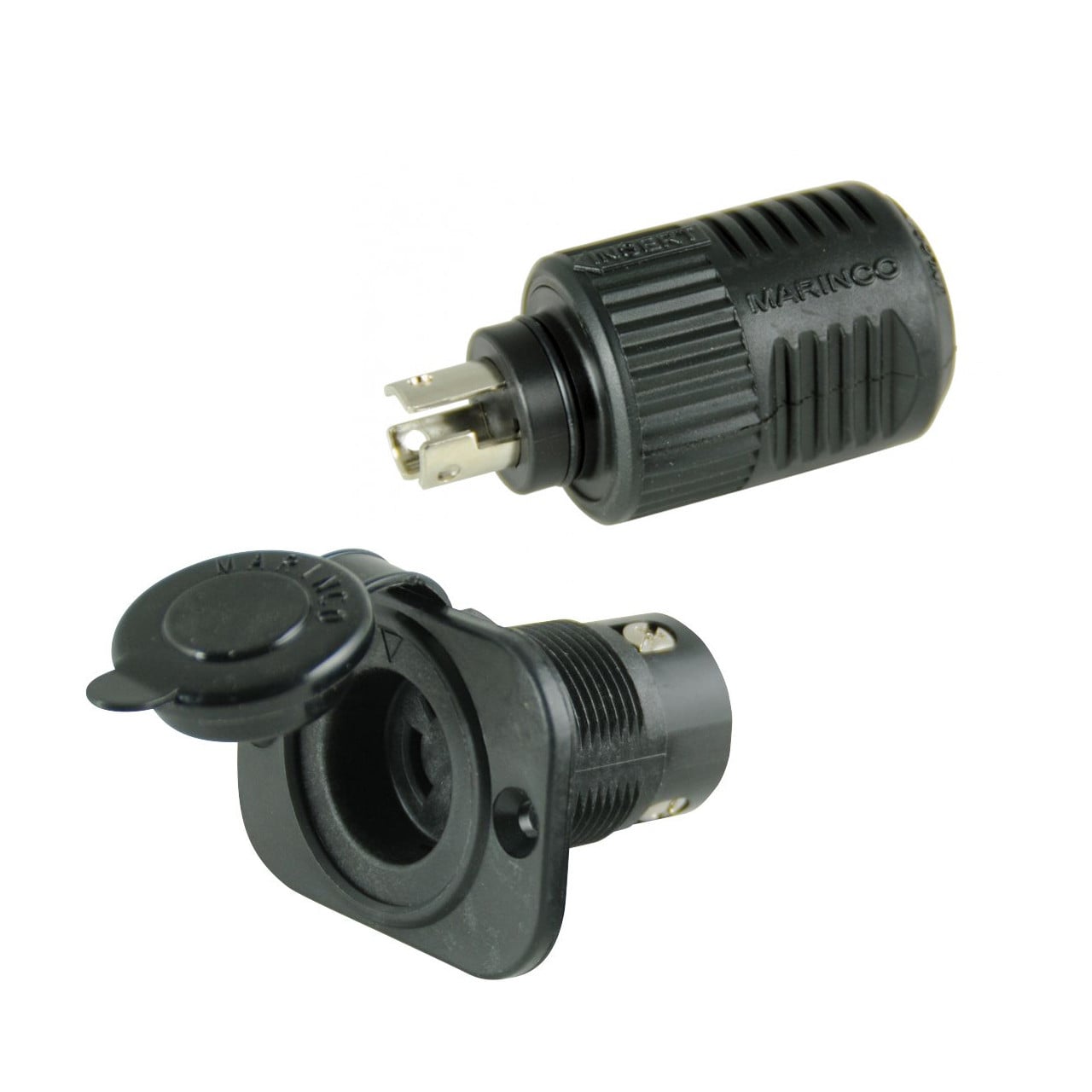 12VCP 3-Wire ConnectPro trolling motor plug and receptacle