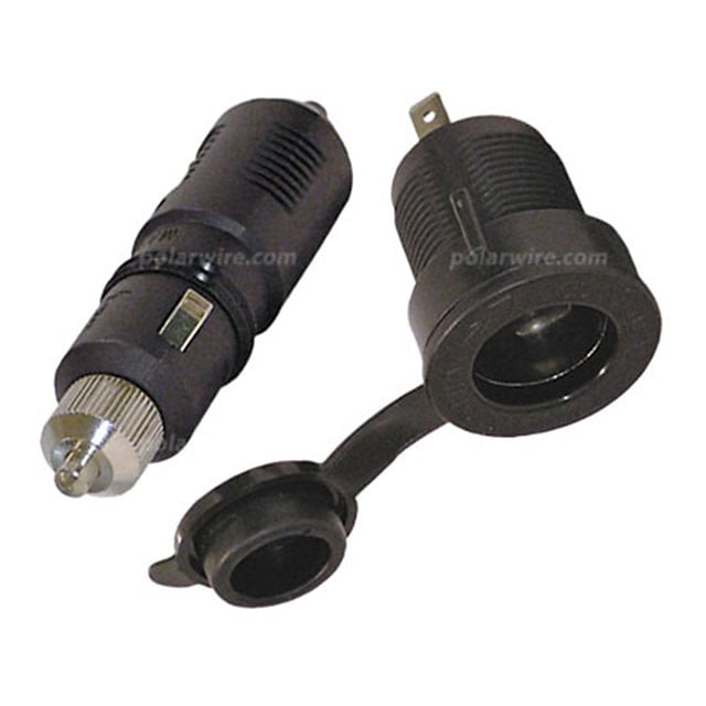 Power socket/plug kit, 12 volt
