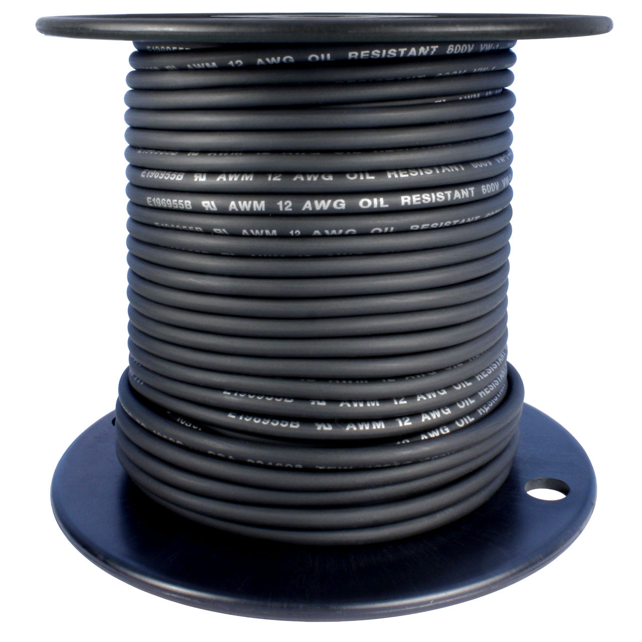 Arctic Ultraflex Cold Weather Flexible Wire 100 Foot Spool 12 AWG Black Single Conductor Wire tinned fine strand 100% copper