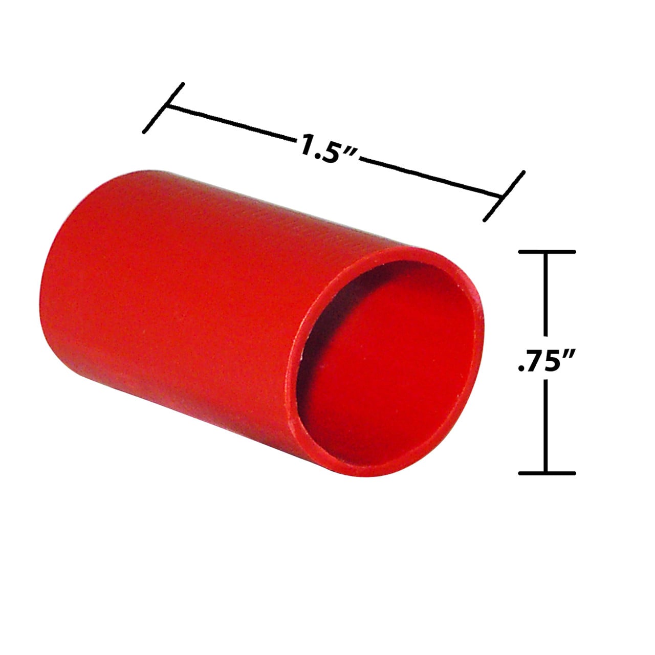 Red by heavy wall heat adhesive lined shrink ratio, 3/4, 1-1/2 inch, 3 to 1