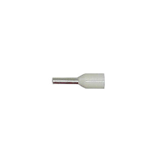 White ferrule insululated .75 mm, 20 AWG