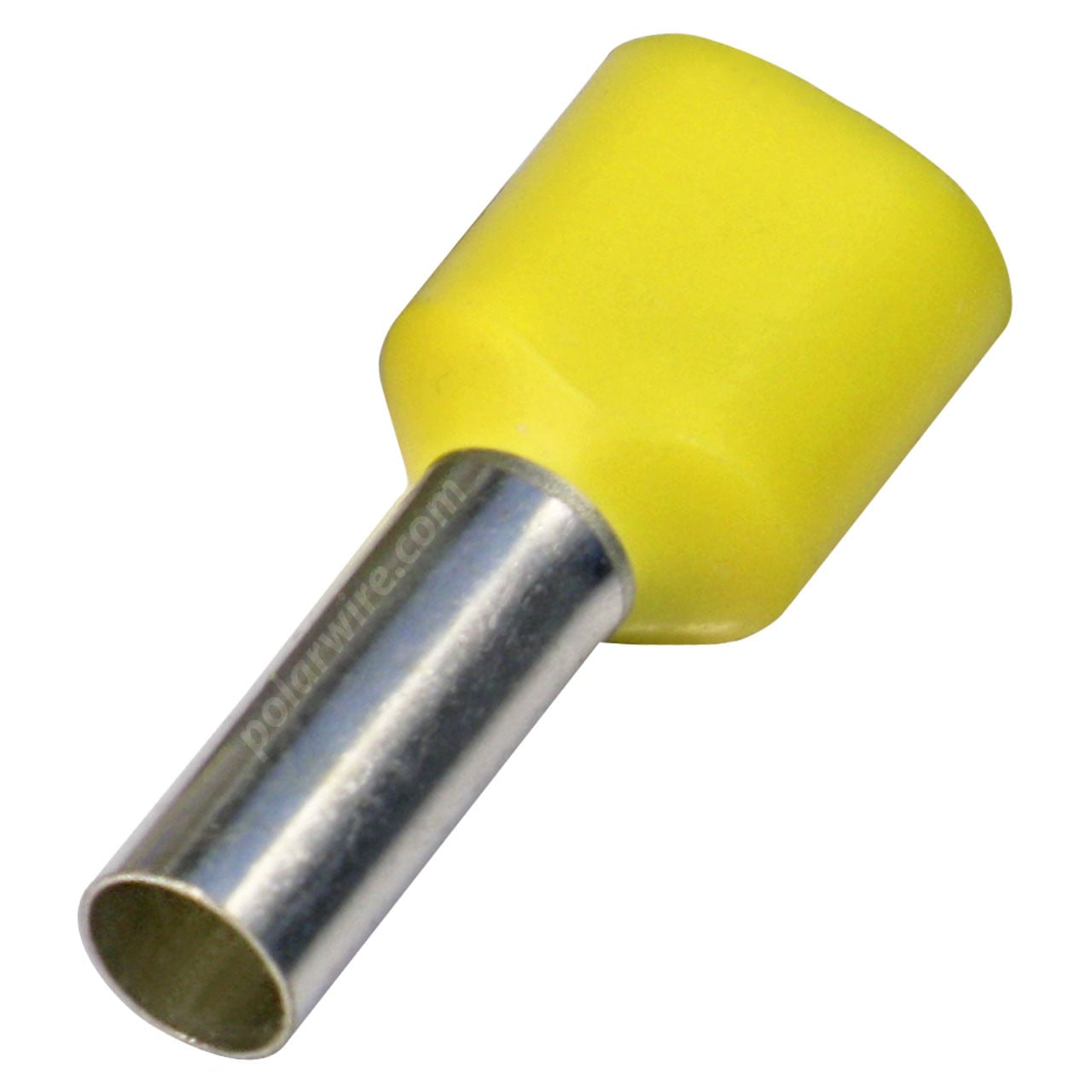 Yellow twin wire ferrule 2X10 ga 2X6.00 mm, 10 AWG