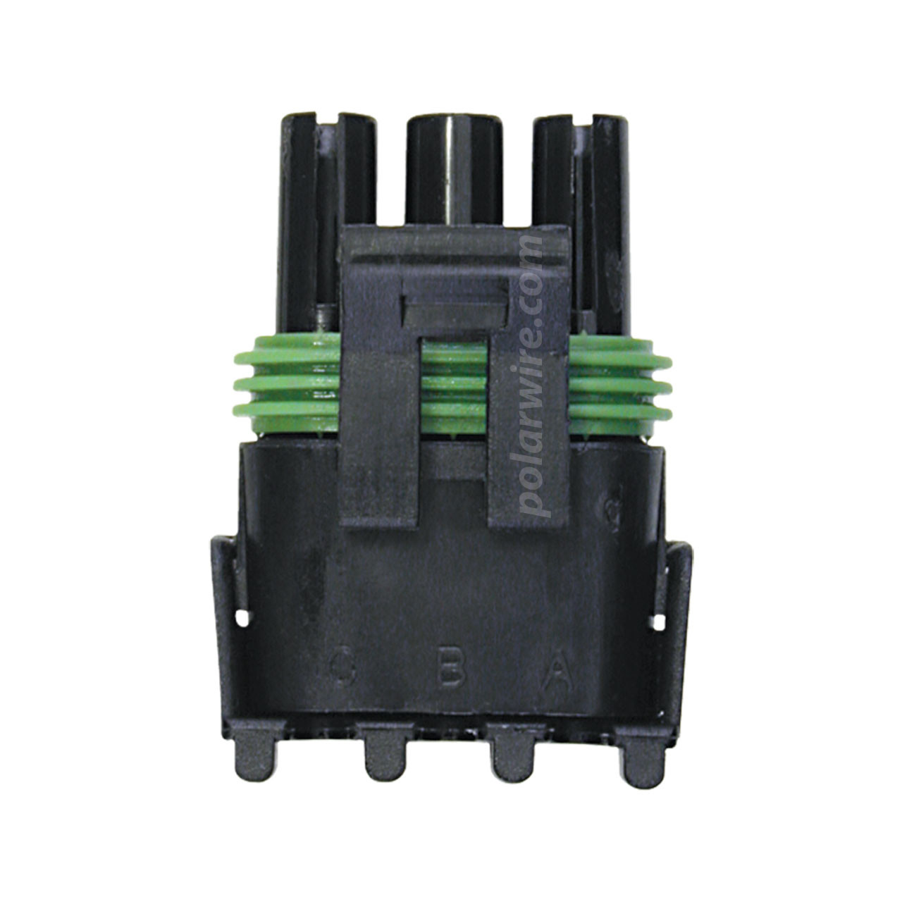 Weather pack female tower housing, 3 pin