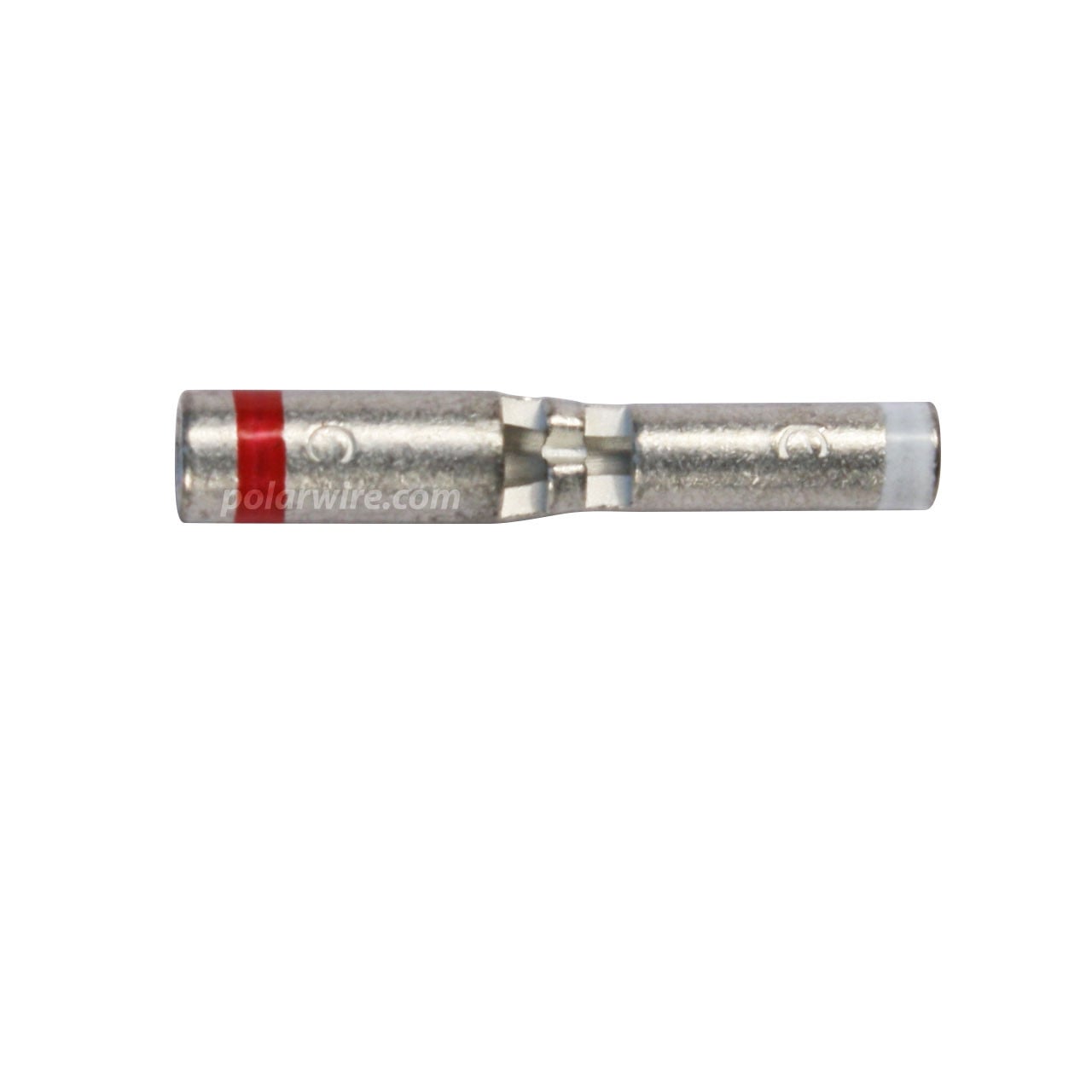 Non-insulated step butt terminal, 24-18 AWG