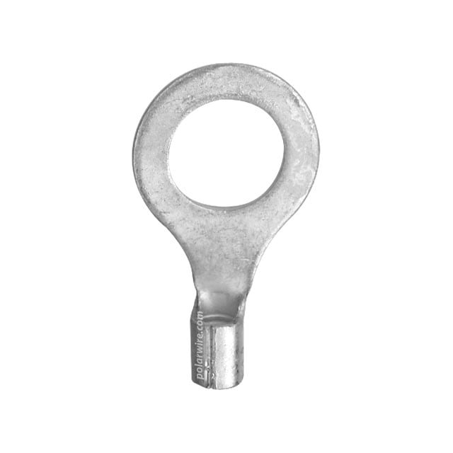 Non-insulated ring terminal, 12-10 AWG, 7/16 inch stud