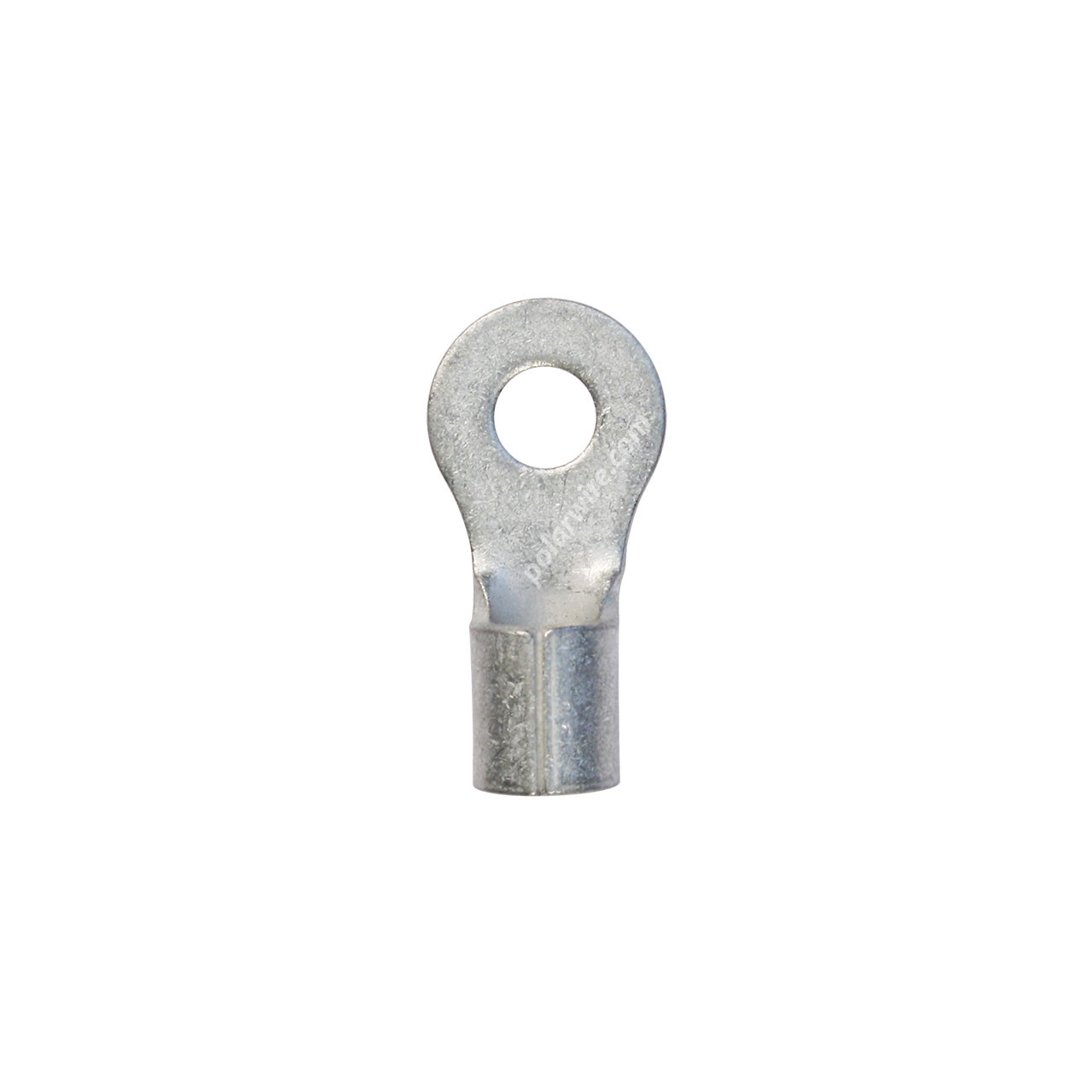 Non-insulated ring terminal, 8 AWG, #10 stud
