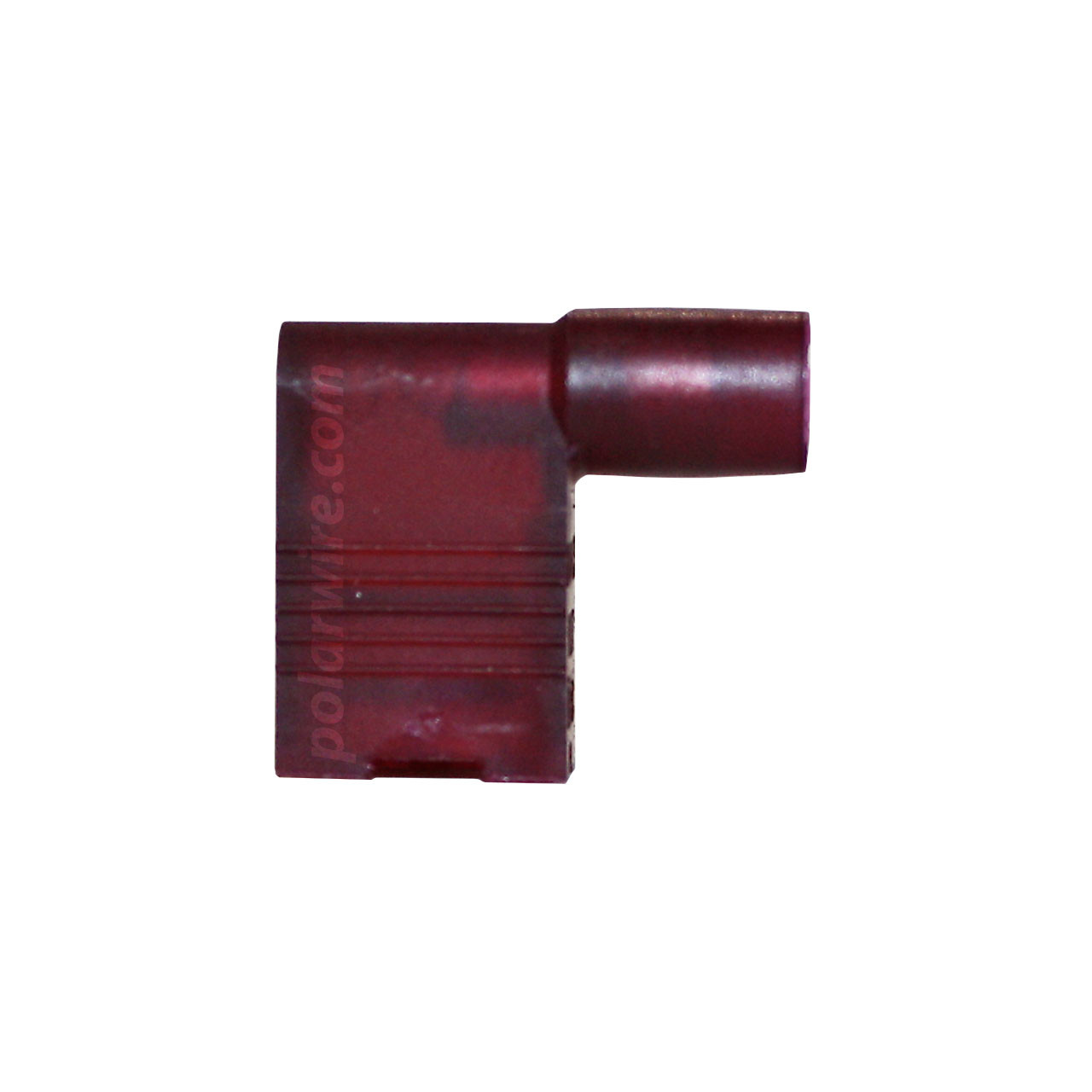 Nylon flag quick slide terminal, 22-18 AWG, 0.250 inch tab, 100 pack