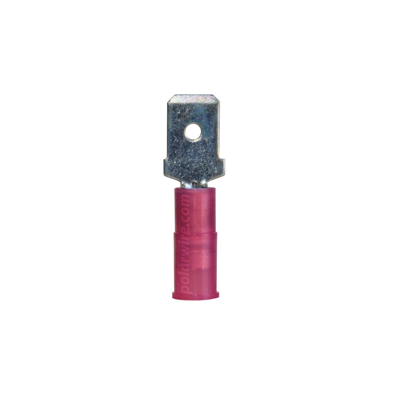 Nylon slide male, 22-18 AWG, 0.250, 100 pack