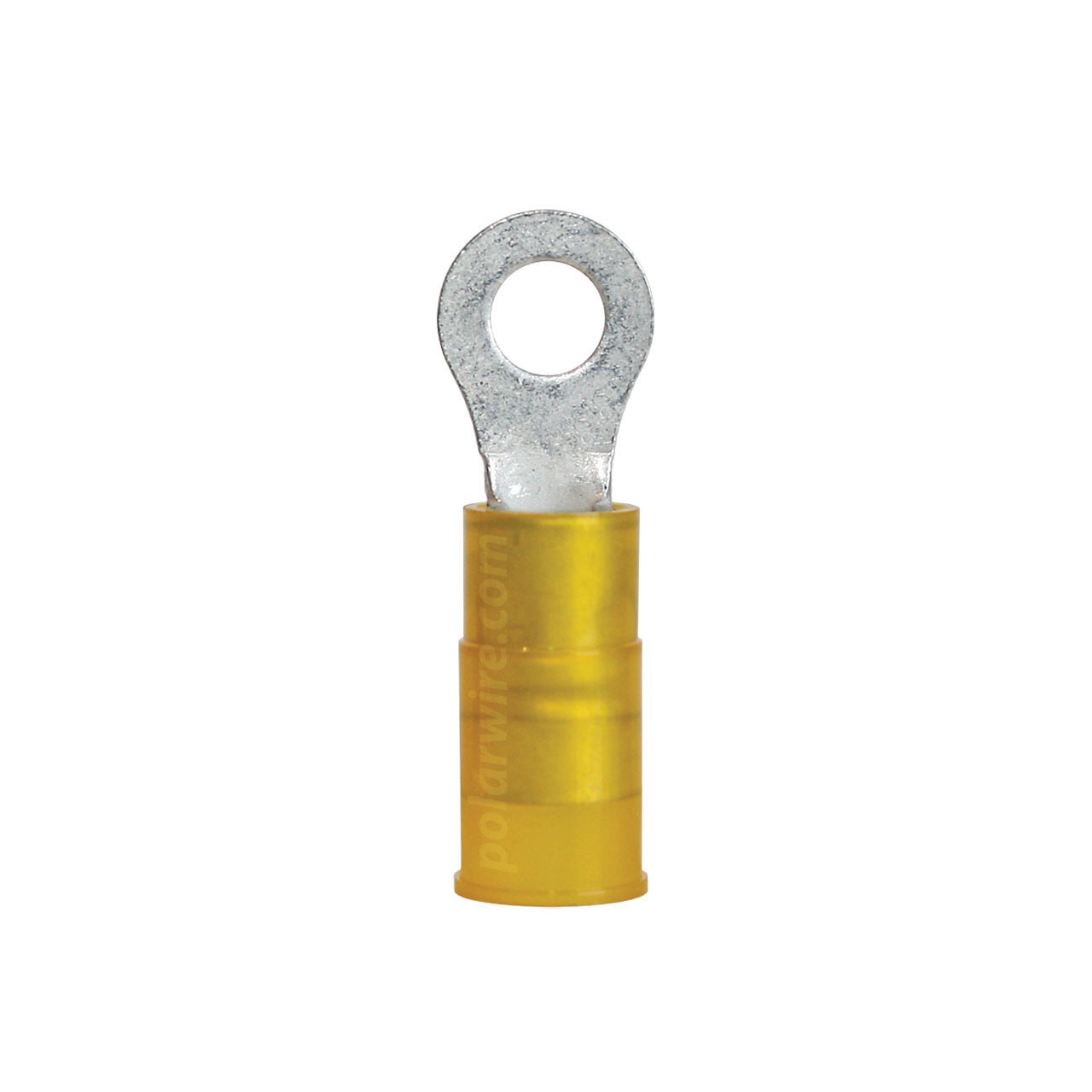 Nylon ring, 12-10 AWG, #8-10 stud, 25 pack