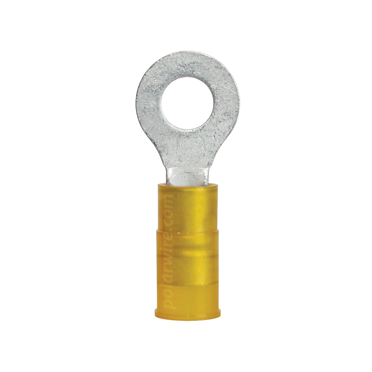 Nylon ring, 12-10 AWG, 1/4 inch stud, 100 pack