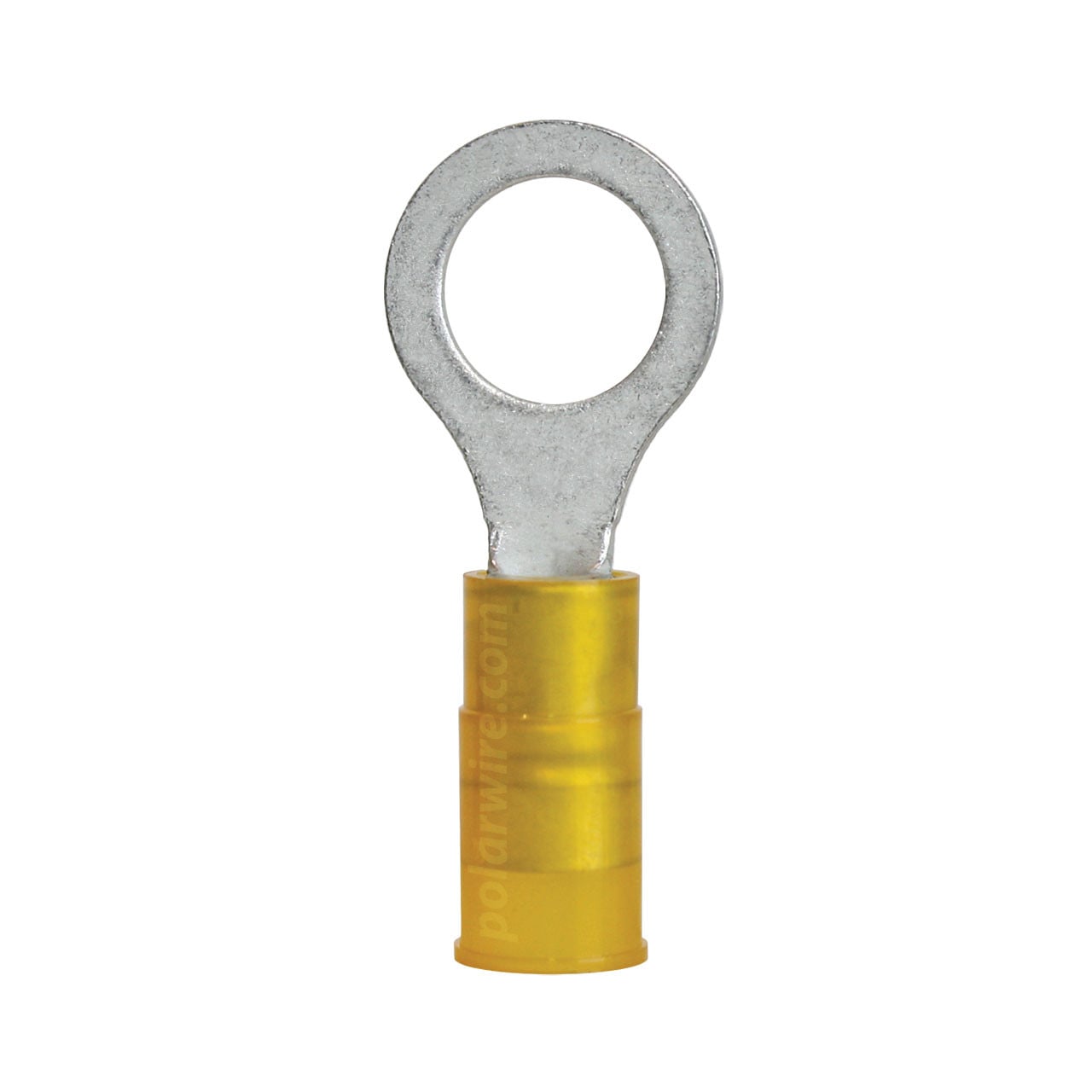Nylon ring, 12-10 AWG, 3/8 inch stud, 25 pack