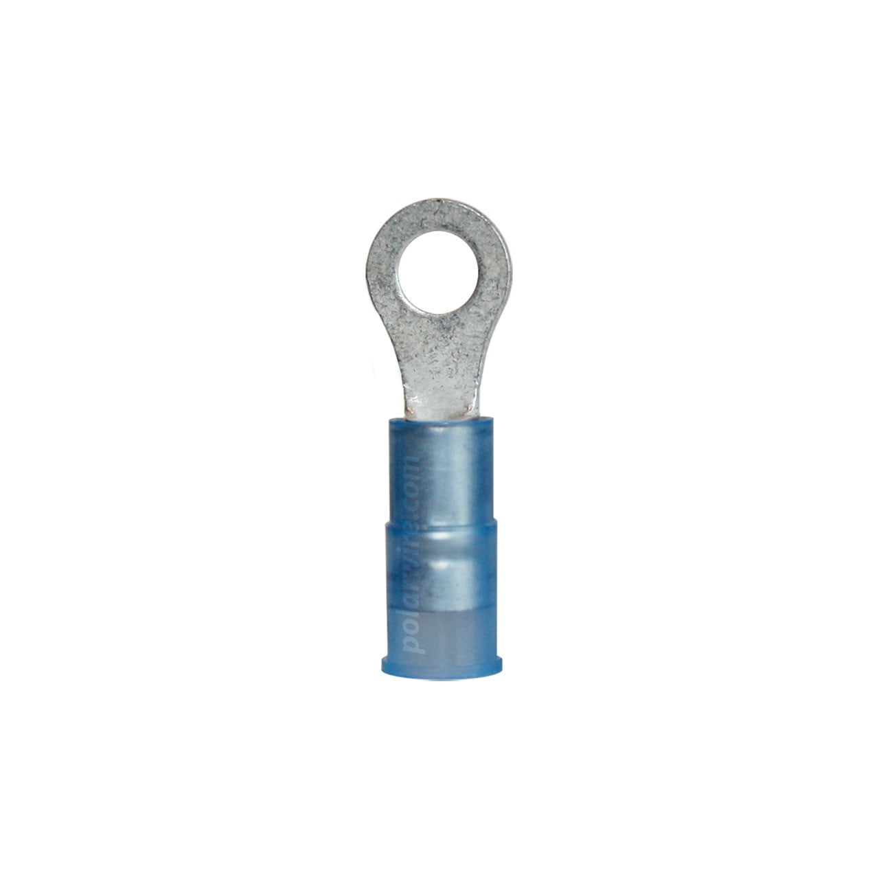 Nylon ring, 16-14 AWG, #6-8 stud, 100 pack